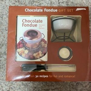 Chocolate fondue set